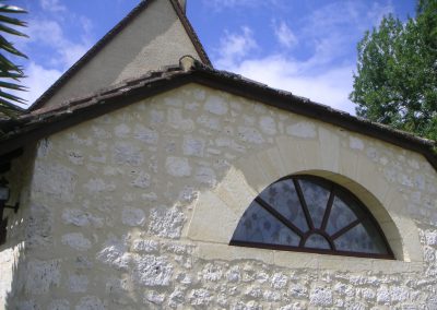 Vitrail vu de l'extérieur